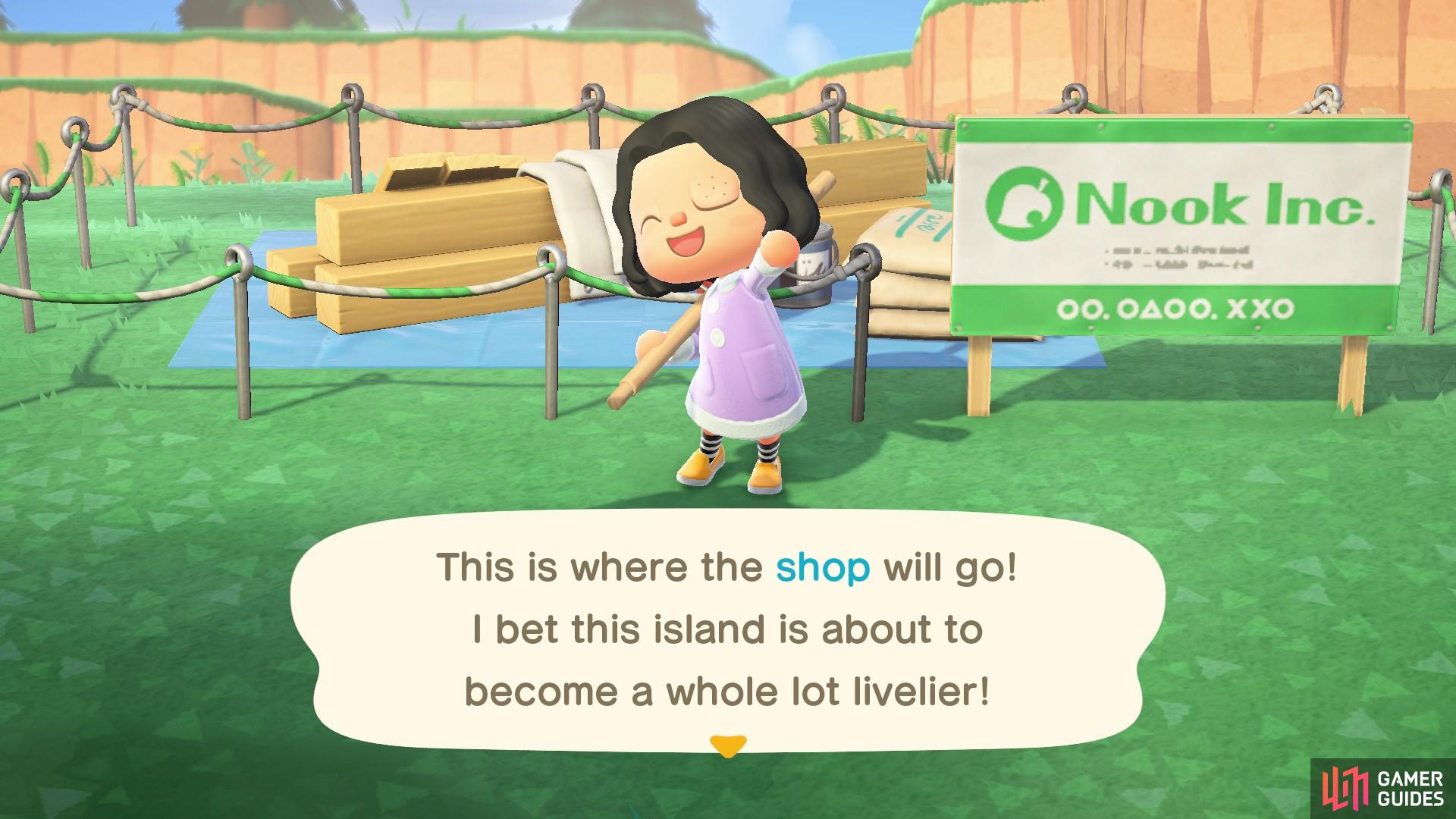 You can pick exactly where your shop will go!