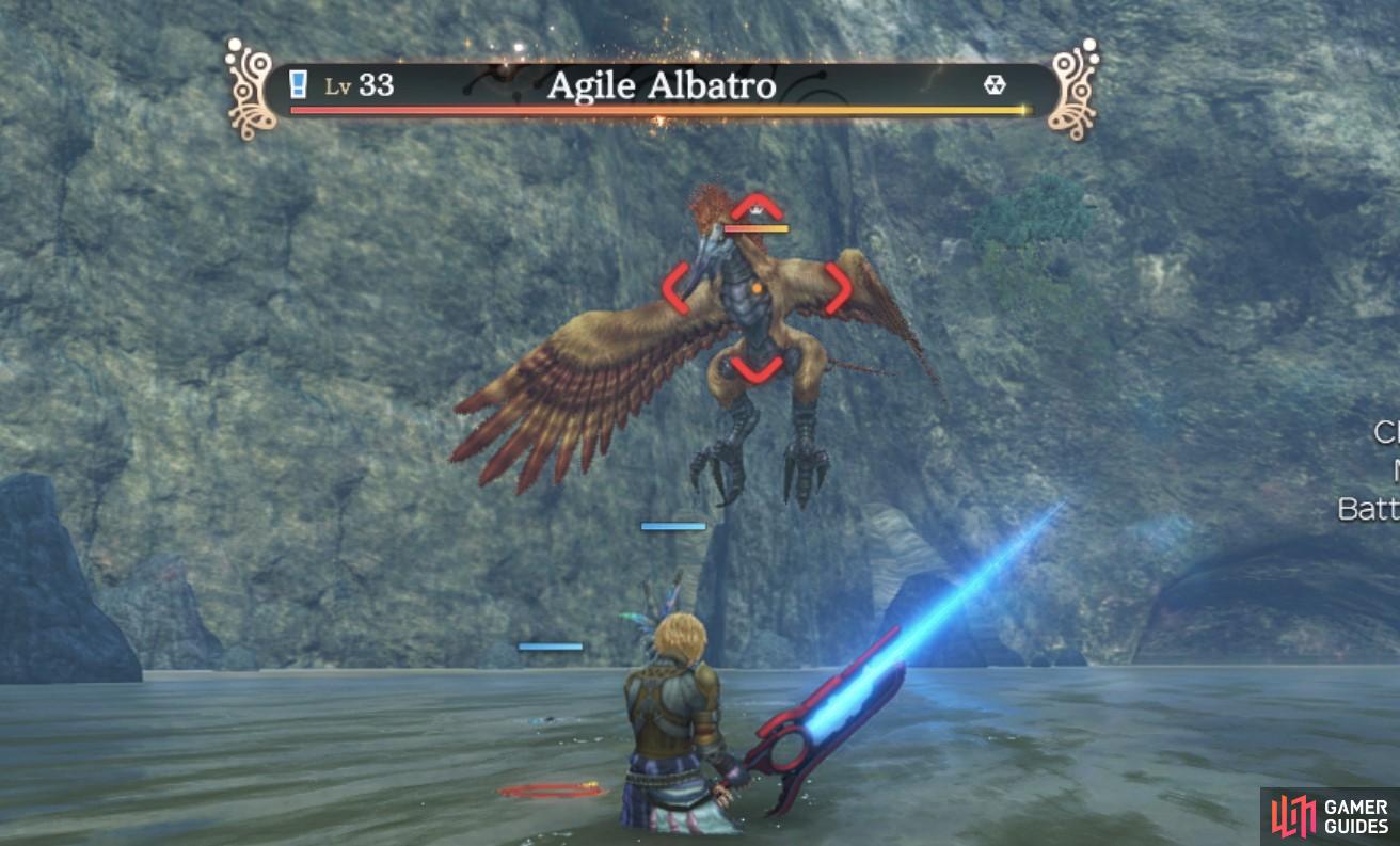 Agile Albatro is a Unique monster found in the river beneath Bridge 3, Makna Forest.