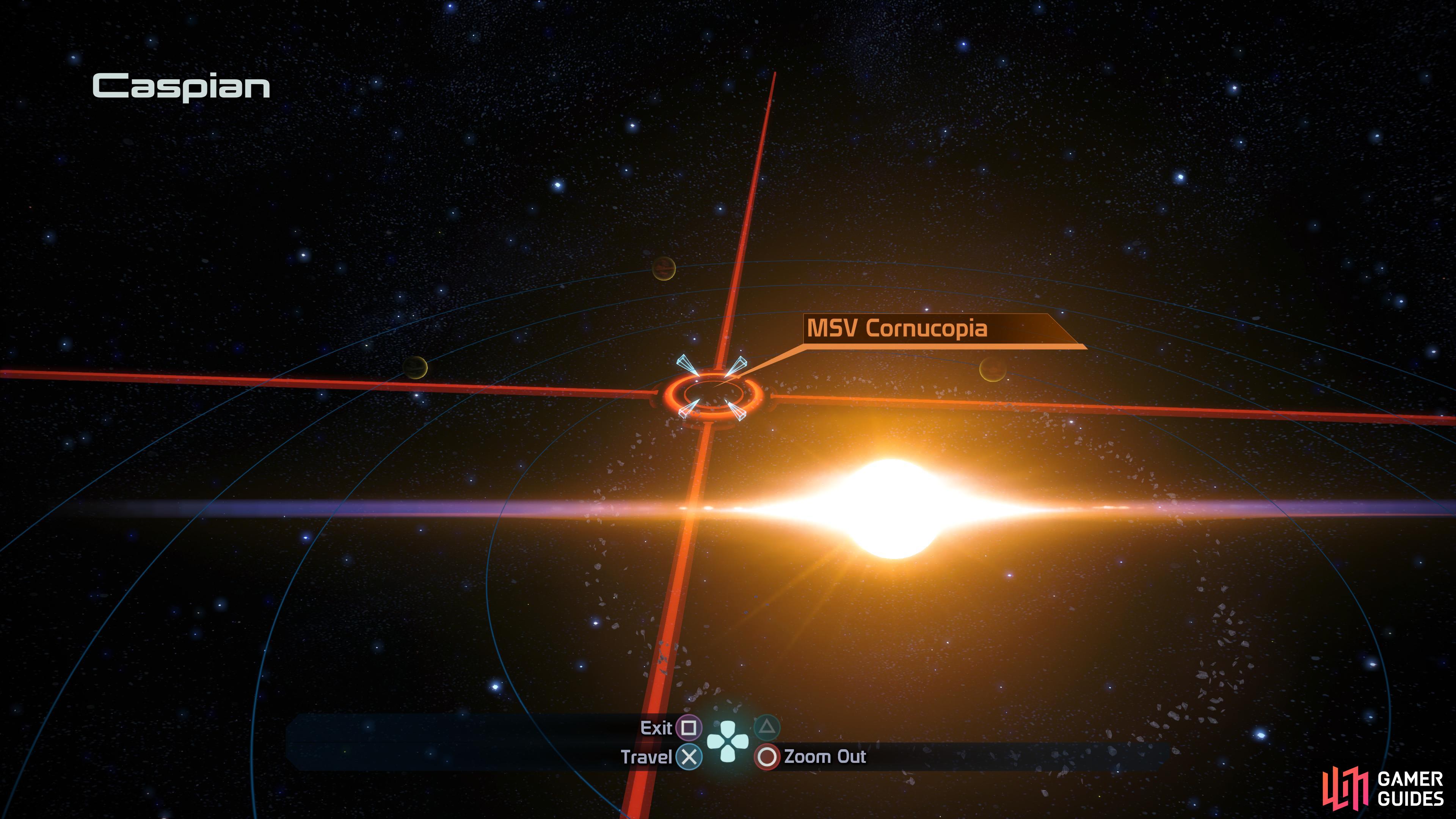 You’ll find the MSV Cornucopia in the Caspian system.