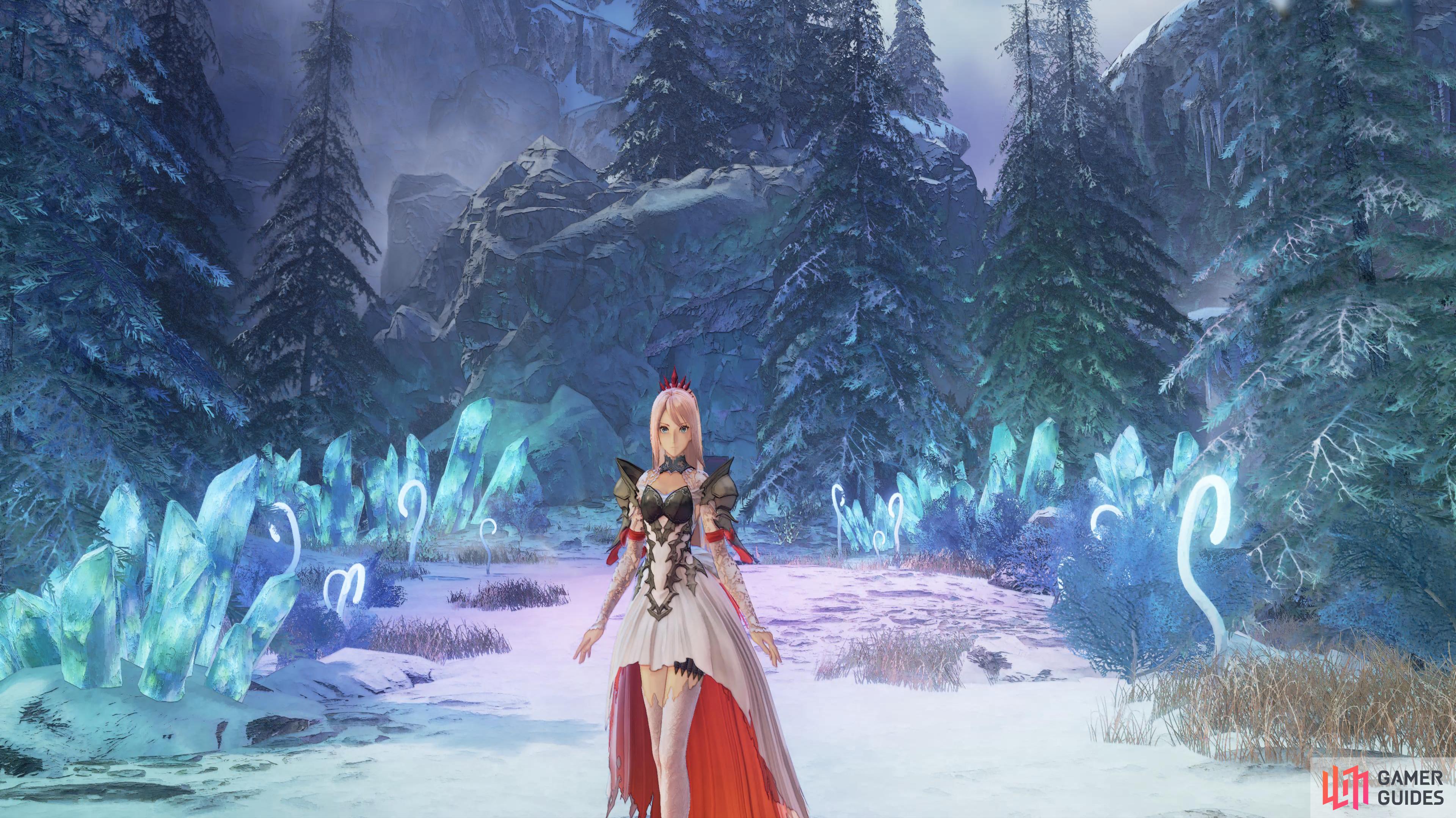 Shionne in the Nevira Snowplains.