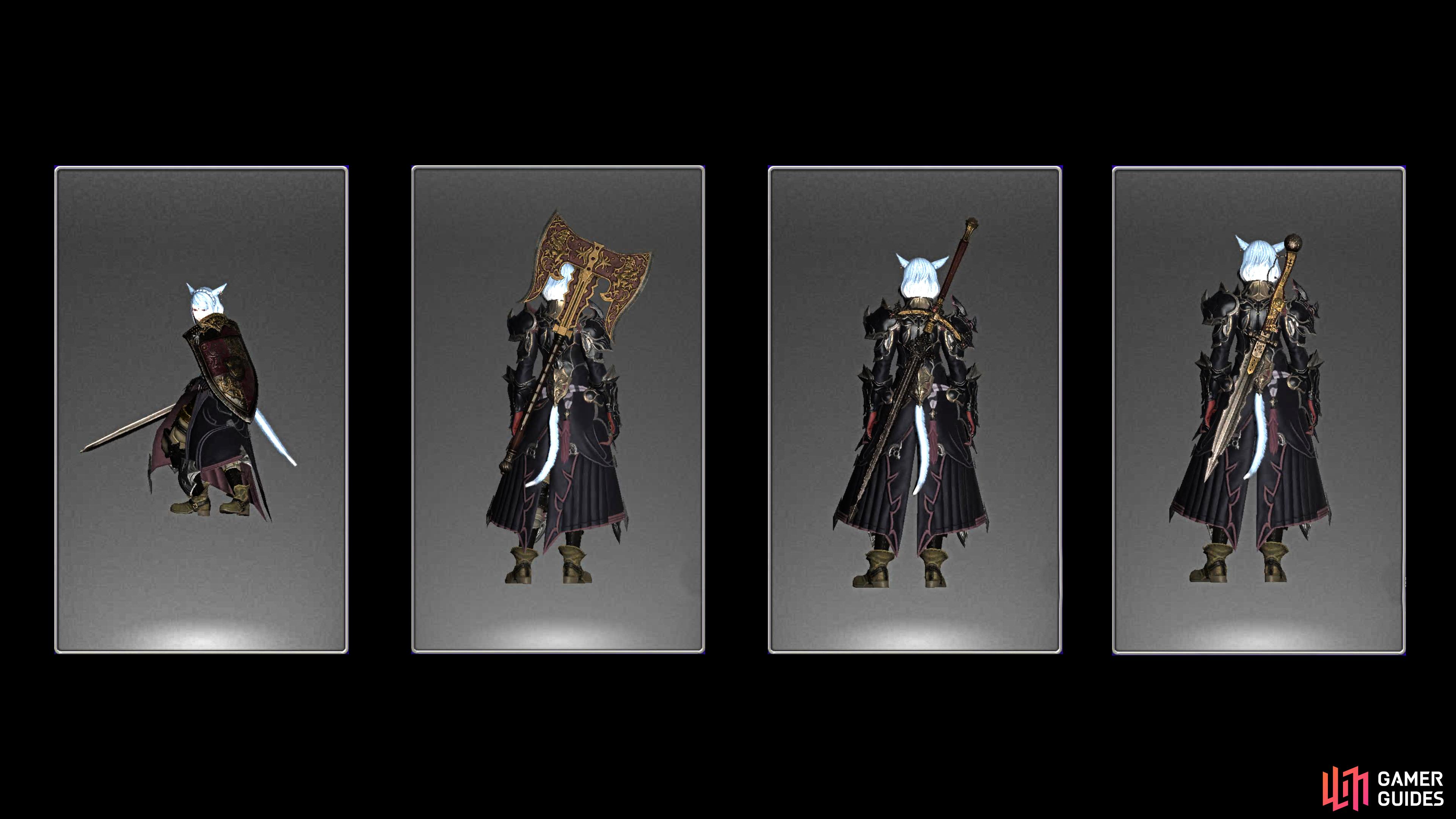 Rinascita Tank Weapons (PLD, WAR, DRK, GNB).