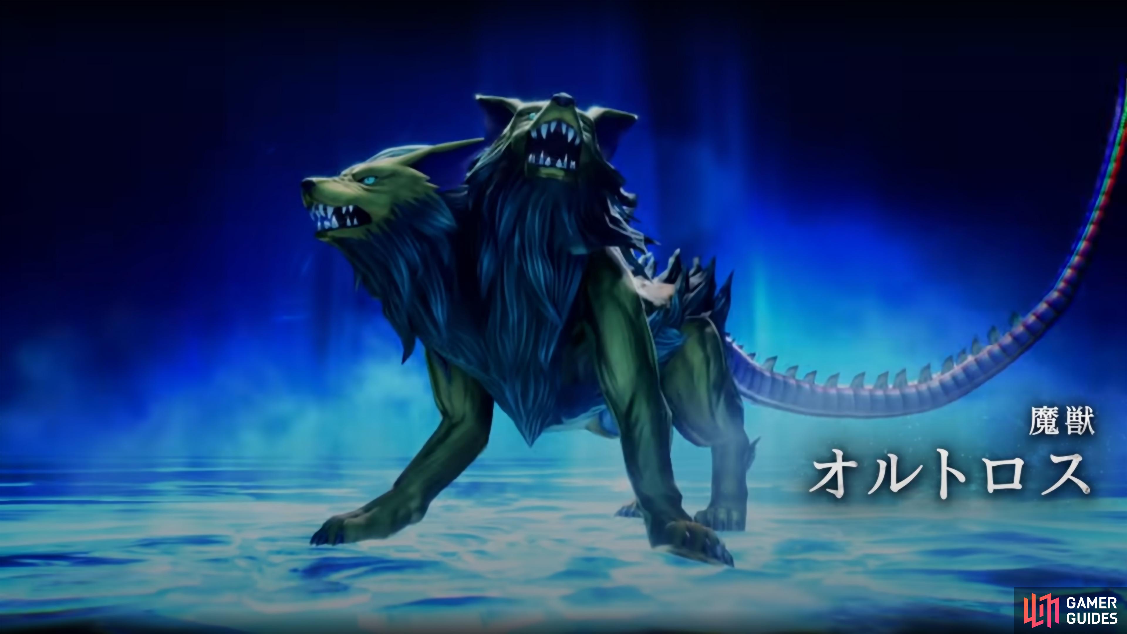 Orthus in Shin Megami Tensei V.