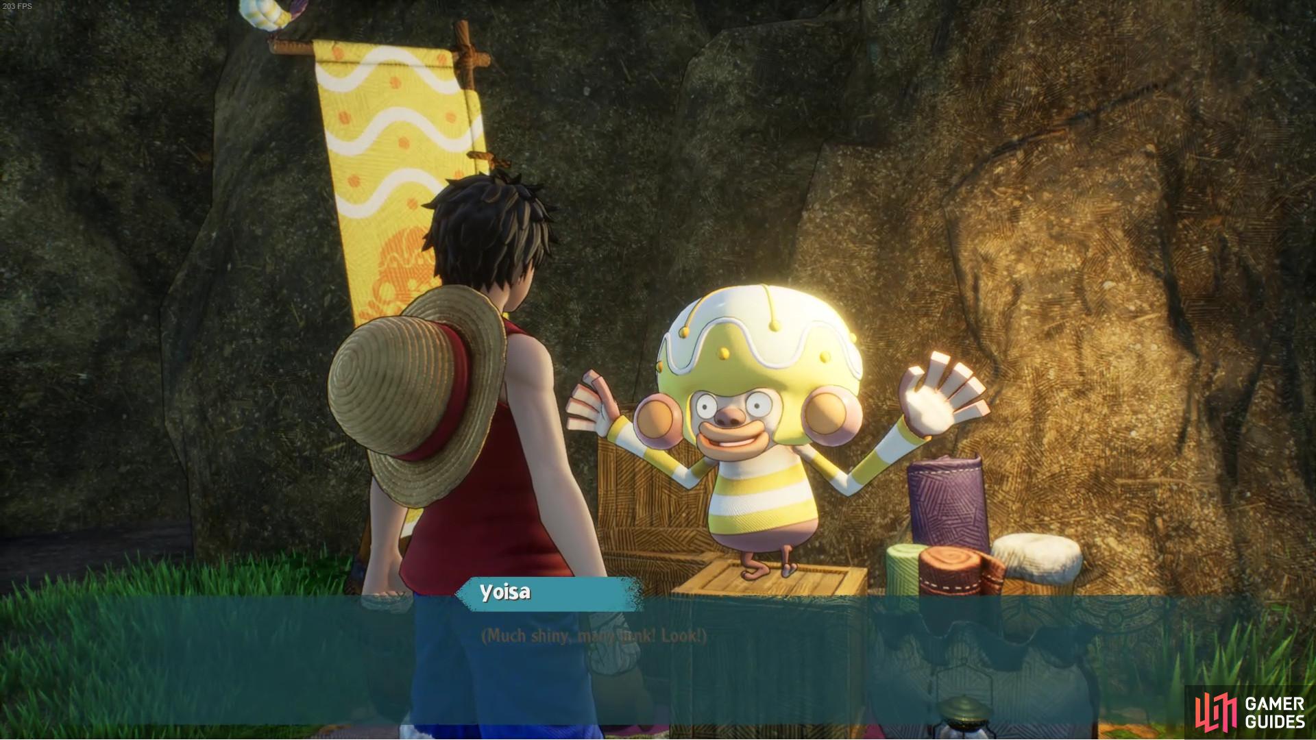 Here’s a list of items you can get and where to find the Yoisa Shops in One Piece Odyssey.