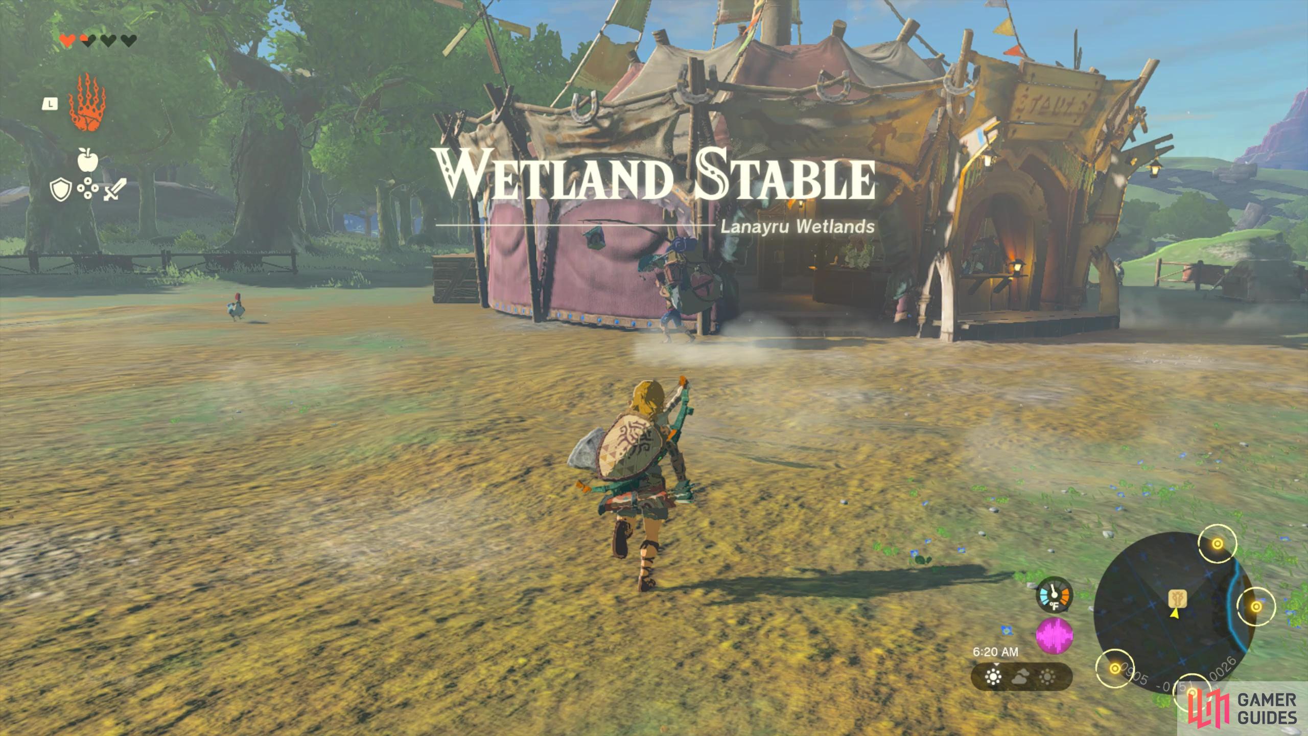 Locate a stable and you can use it to register your horse. 