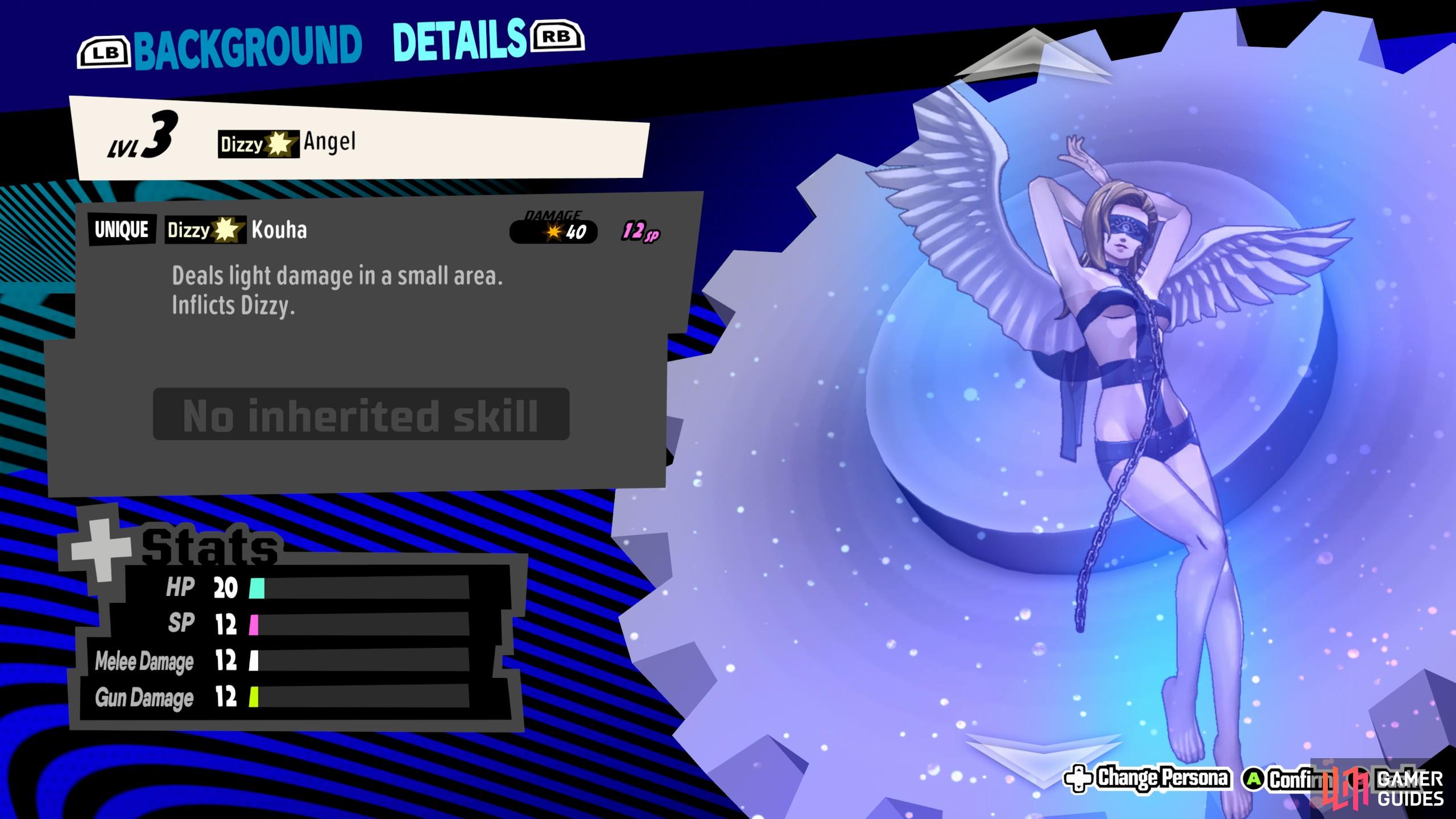 The Kouha (bless) spell is only found on persona, and can inflict the Dizzy debuff.