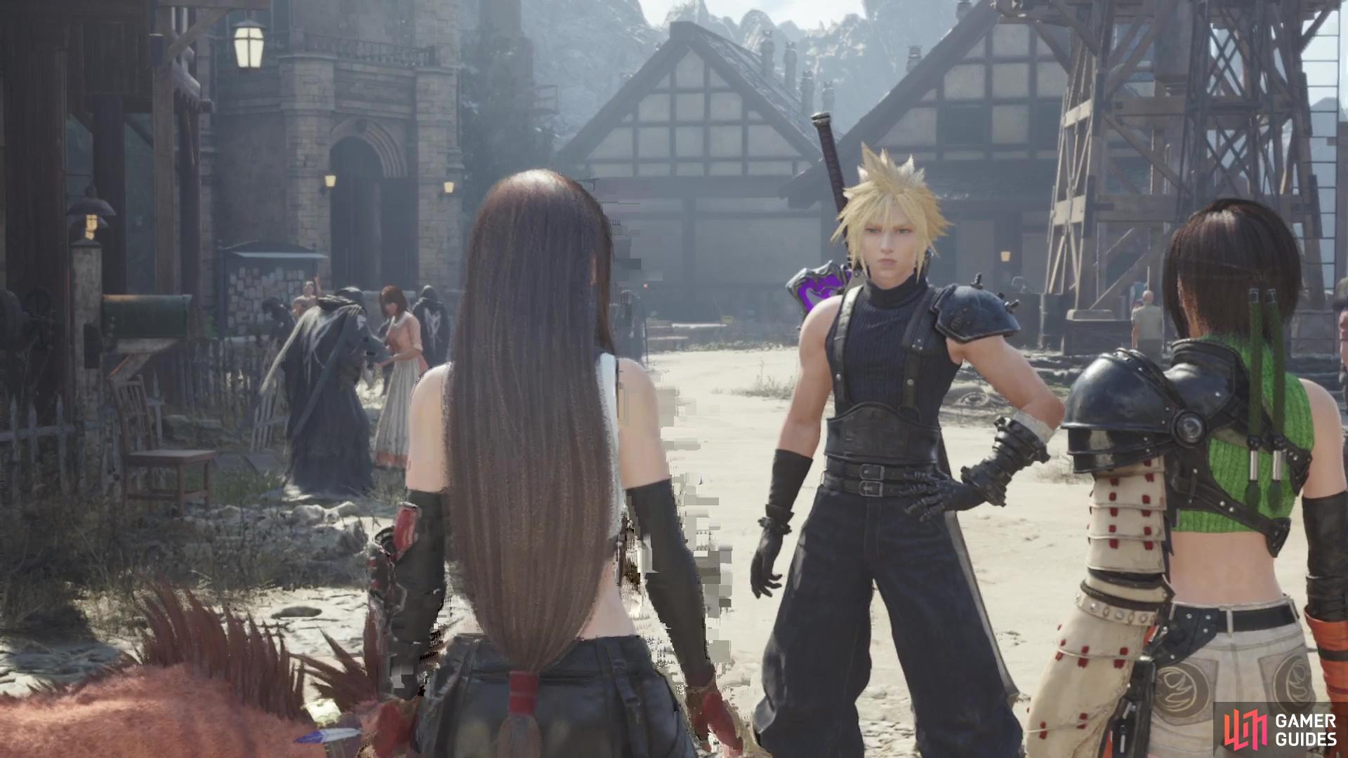 Cloud will be joined by Yuffie and Tifa on the climb back up Mt. Nibel.