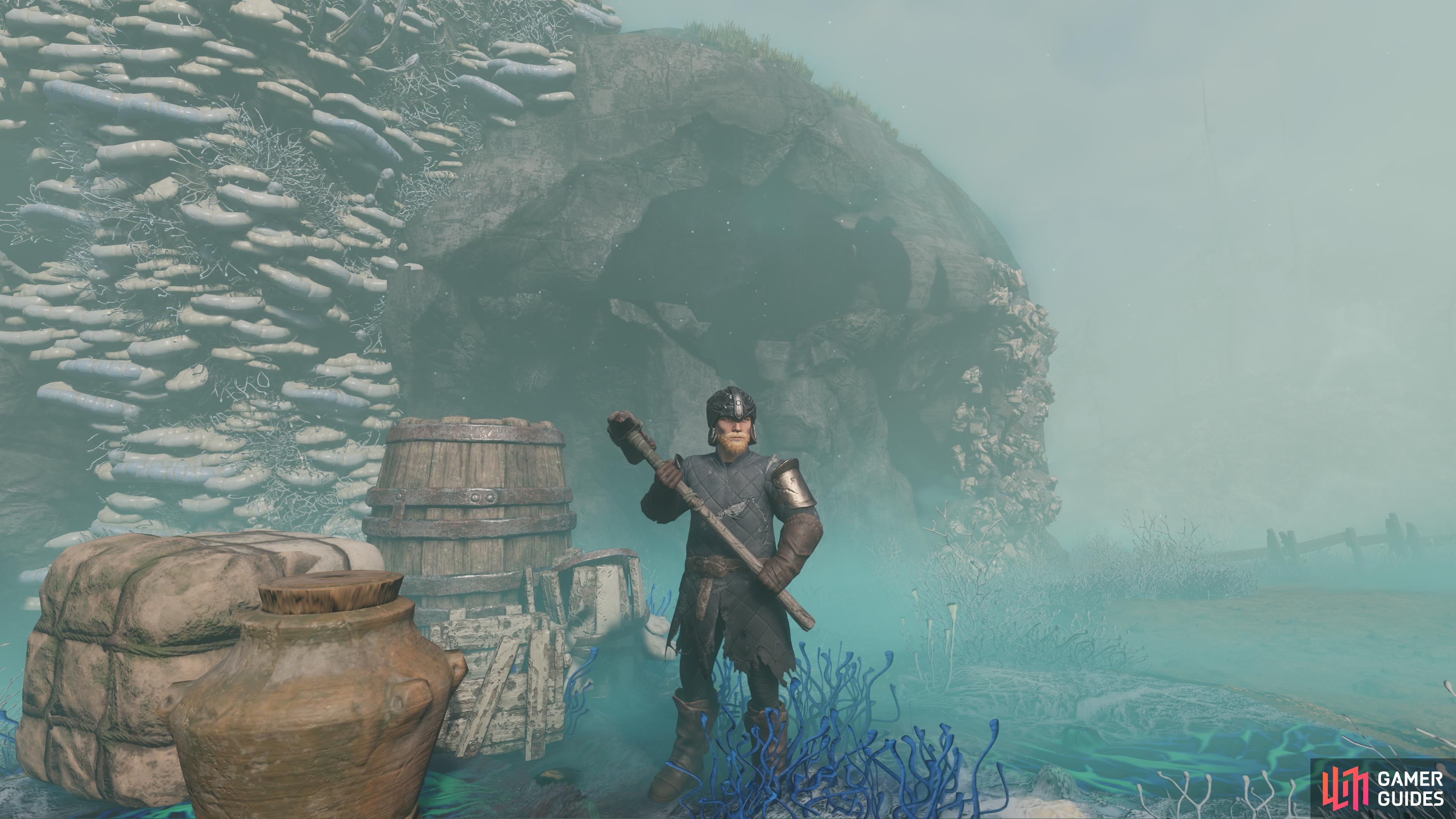 Ready to mine some salt at the Saline Salt Quarry in Enshrouded!