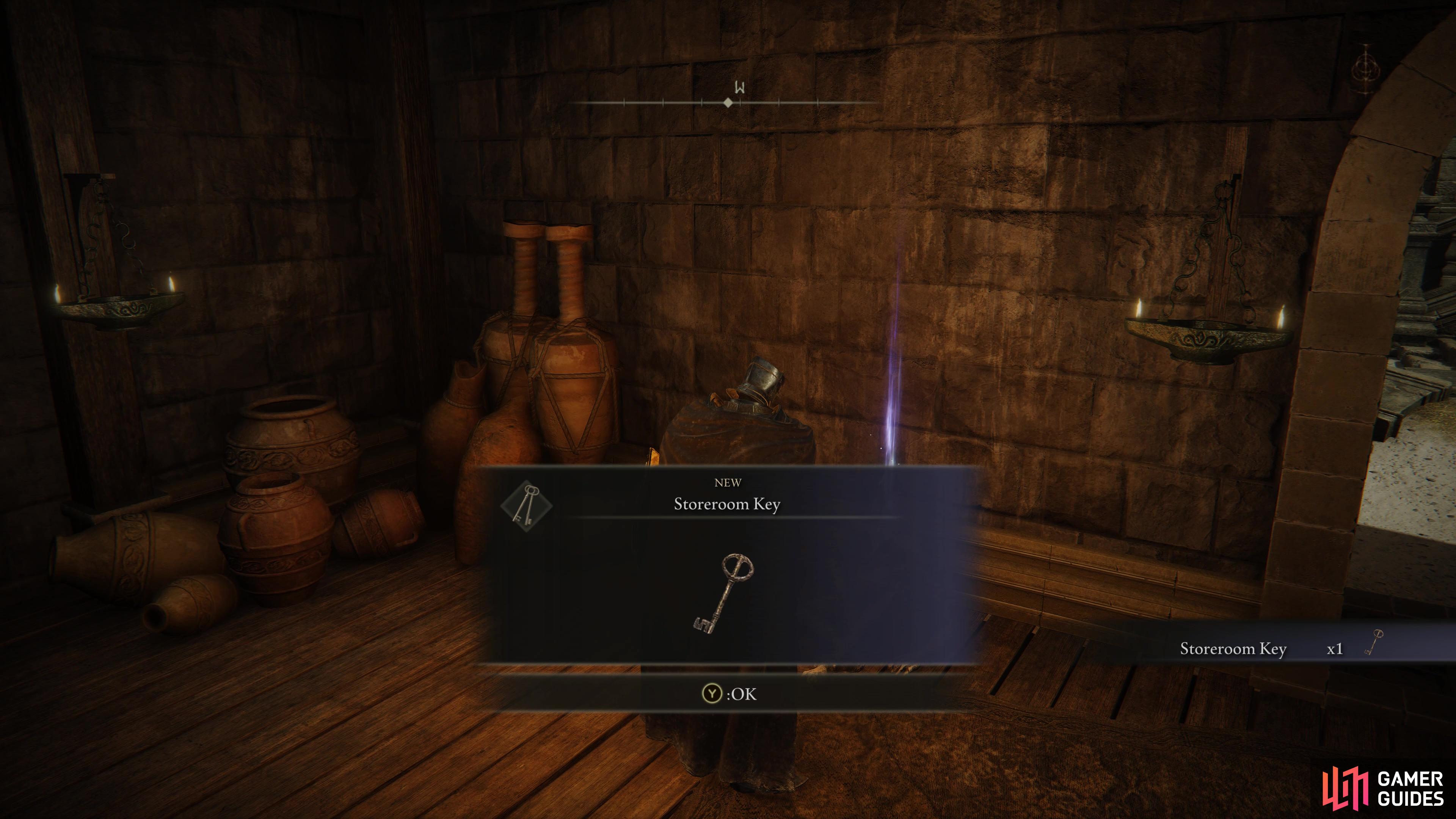 The Storeroom Key is needed to start Hornsent Grandam’s NPC quest in Elden Ring Shadow of the Erdtree.