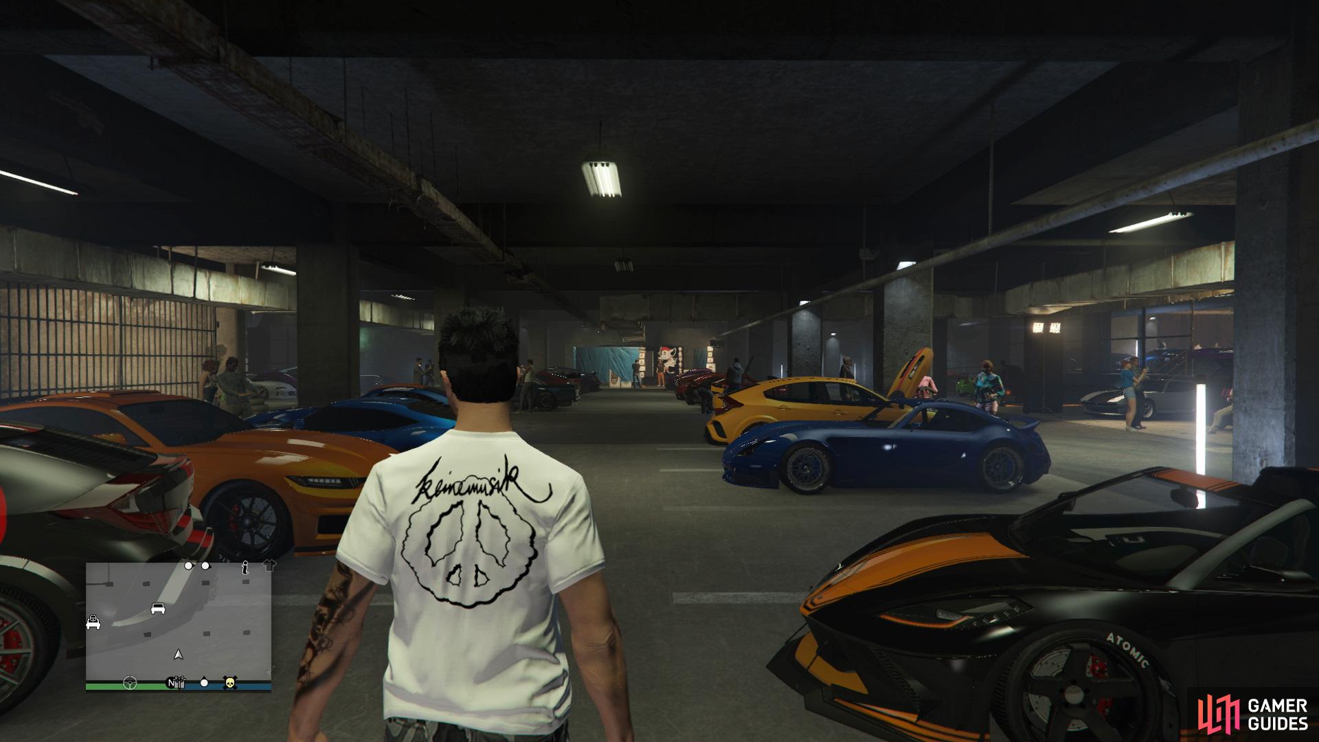 A look inside of a Los Santos Car Meet.