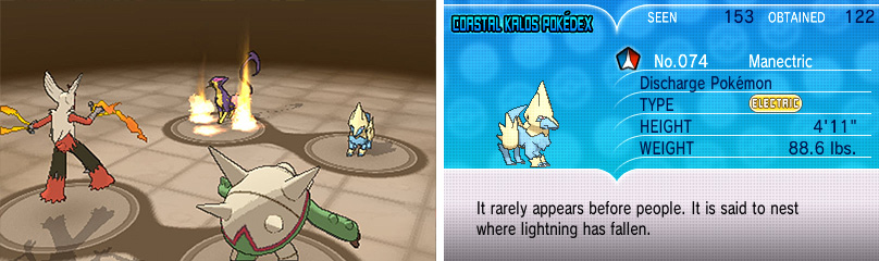 Manectric can Mega Evolve using the Manectite found in Pokemon X.