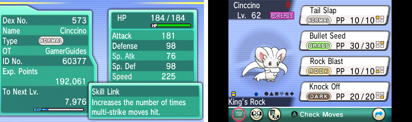 Cinccino’s ready for many Types of Pokémon with its diverse movepool.