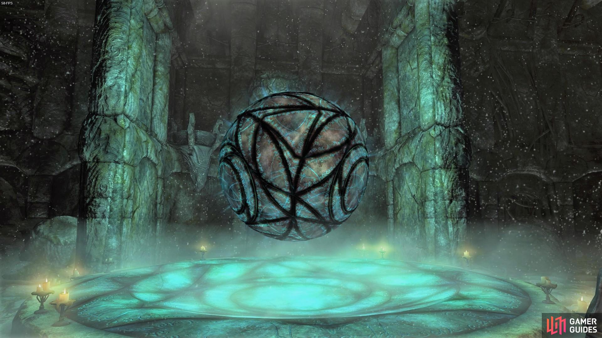 The Orb beneath Saarthal.