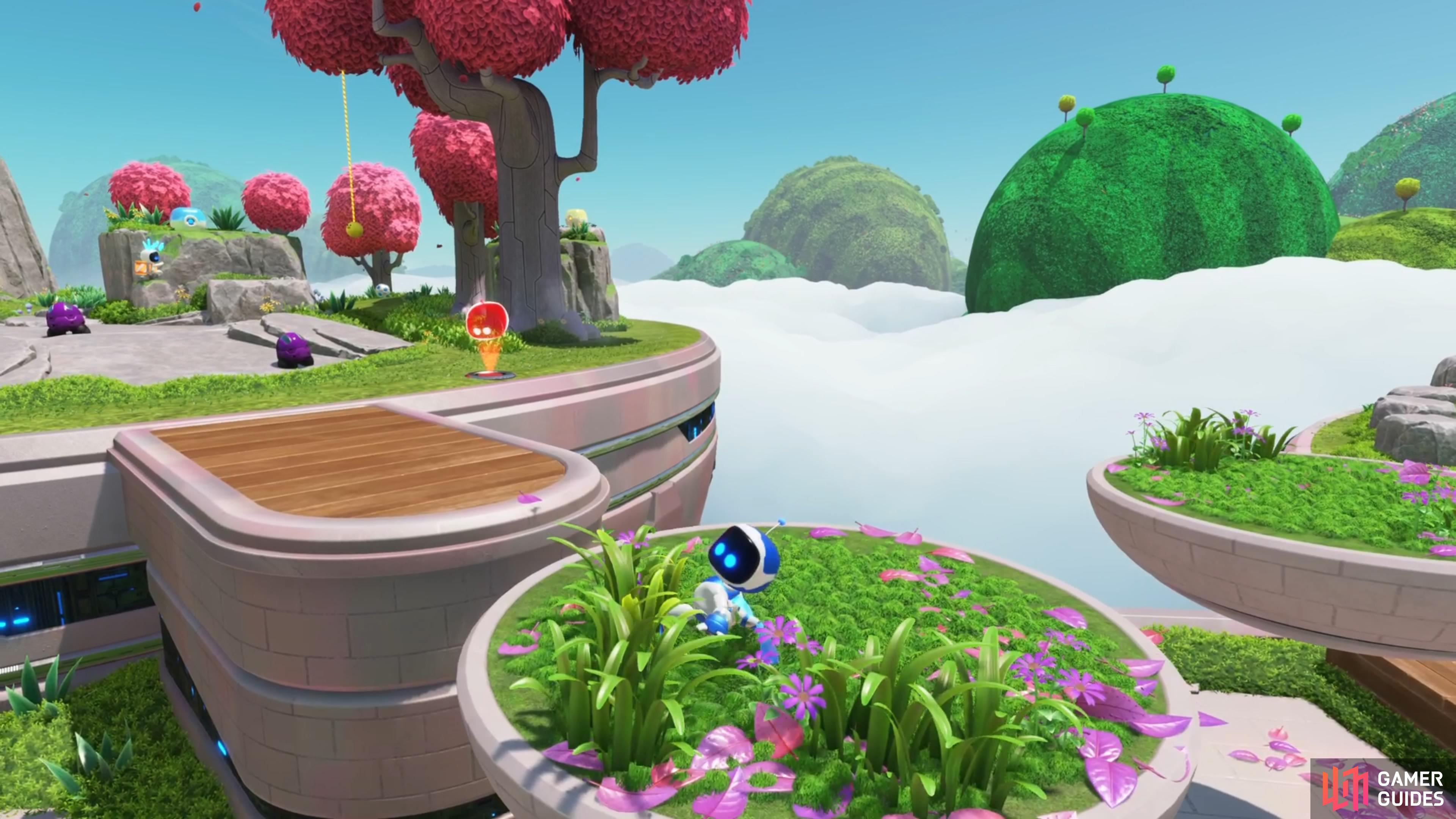 Astro Bot has a lot of varied locations and is quite vibrant with colors.