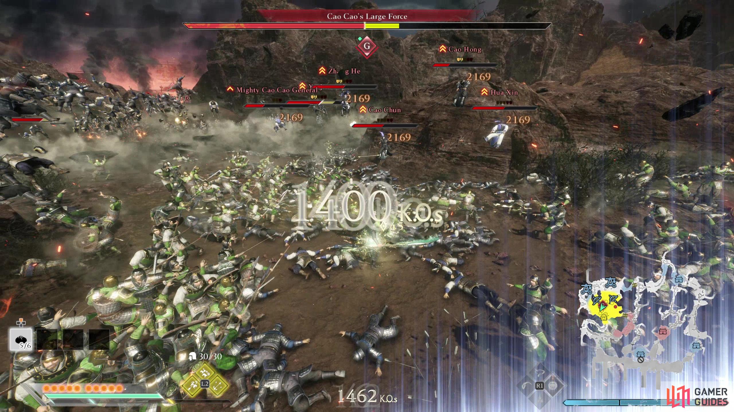 Large forces are the best new addition to the musou formula, allowing you to wreak havoc on entire armies!