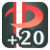 "Dodge +20" icon