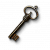 "Key to treasure chest" icon